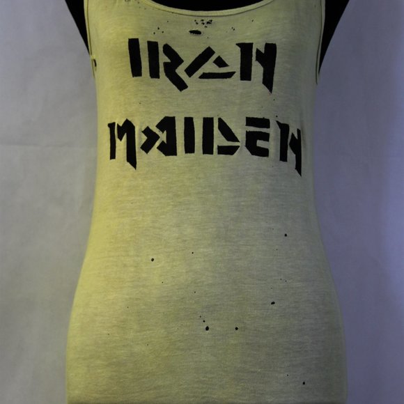 Iron Maiden Handmade Distressed Destroyed Shirt - Picture 2 of 3